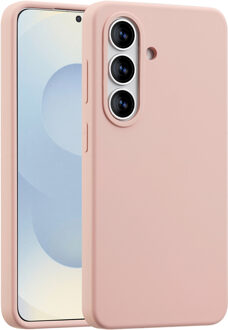 Accezz Liquid Silicone Backcover met MagSafe voor de Samsung Galaxy S26 - Roze