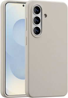 Accezz Liquid Silicone Backcover met MagSafe voor de Samsung Galaxy S26 - Stone Beige