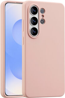 Accezz Liquid Silicone Backcover met MagSafe voor de Samsung Galaxy S26 Ultra - Roze