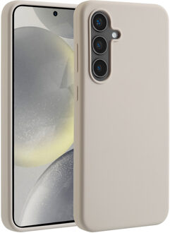 Accezz Liquid Silicone Backcover met MagSafe voor Samsung Galaxy S24 FE Telefoonhoesje Grijs