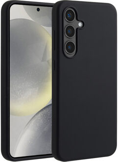 Accezz Liquid Silicone Backcover met MagSafe voor Samsung Galaxy S24 FE Telefoonhoesje Zwart