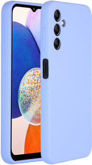 Accezz Liquid Silicone Backcover Samsung Galaxy A14 (5G) Telefoonhoesje Paars