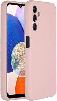 Accezz Liquid Silicone Backcover Samsung Galaxy A14 (5G) Telefoonhoesje Roze