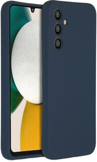 Accezz Liquid Silicone Backcover Samsung Galaxy A34 (5G) Telefoonhoesje Blauw