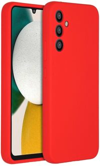 Accezz Liquid Silicone Backcover Samsung Galaxy A34 (5G) Telefoonhoesje Rood