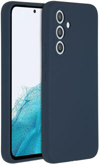 Accezz Liquid Silicone Backcover Samsung Galaxy A54 (5G) Telefoonhoesje Blauw