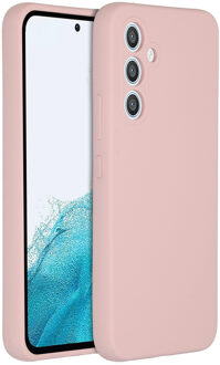 Accezz Liquid Silicone Backcover Samsung Galaxy A54 (5G) Telefoonhoesje Roze