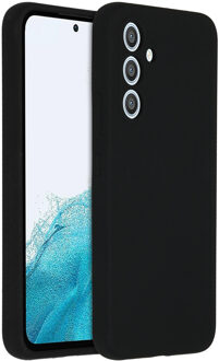 Accezz Liquid Silicone Backcover Samsung Galaxy A54 (5G) Telefoonhoesje Zwart