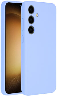 Accezz Liquid Silicone Backcover Samsung Galaxy S24 Plus Telefoonhoesje Paars
