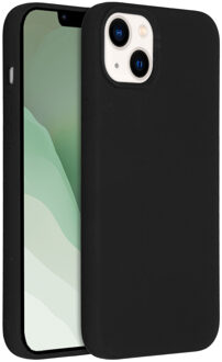 Accezz Liquid Silicone Backcover voor de Apple iPhone 14 Plus - Zwart