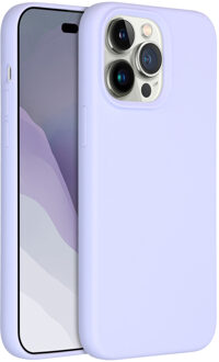 Accezz Liquid Silicone Backcover voor de Apple iPhone 14 Pro Max - Paars