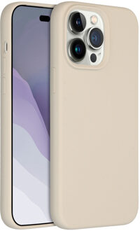 Accezz Liquid Silicone Backcover voor de Apple iPhone 14 Pro Max - Stone Beige