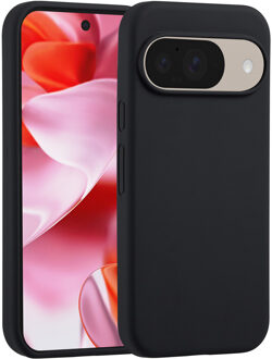 Accezz Liquid Silicone Backcover voor de Google Pixel 10 / 10 Pro - Zwart