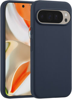Accezz Liquid Silicone Backcover voor de Google Pixel 10 Pro XL - Donkerblauw