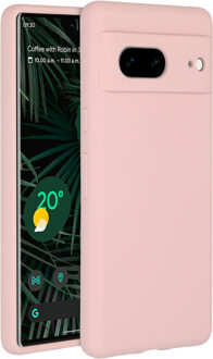 Accezz Liquid Silicone Backcover voor de Google Pixel 7 - Roze