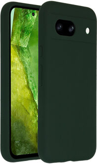 Accezz Liquid Silicone Backcover voor de Google Pixel 8a - Forest Green Donkergroen