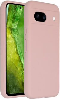 Accezz Liquid Silicone Backcover voor de Google Pixel 8a - Roze