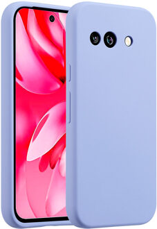 Accezz Liquid Silicone Backcover voor de Google Pixel 9A - Paars