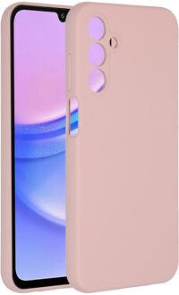 Accezz Liquid Silicone Backcover voor de Samsung Galaxy A15 (5G/4G) - Roze