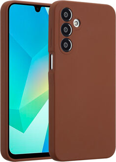Accezz Liquid Silicone Backcover voor de Samsung Galaxy A16 - New Tea Brown Bruin