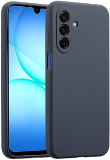 Accezz Liquid Silicone Backcover voor de Samsung Galaxy A17 (5G) / (4G) - Donkerblauw
