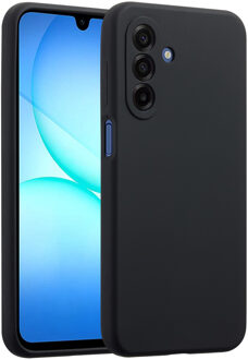 Accezz Liquid Silicone Backcover voor de Samsung Galaxy A17 (5G) / (4G) - Zwart