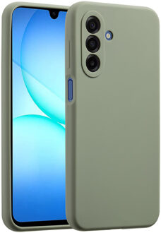 Accezz Liquid Silicone Backcover voor de Samsung Galaxy A17 - Cooper Green Groen