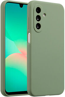 Accezz Liquid Silicone Backcover voor de Samsung Galaxy A26 - Groen