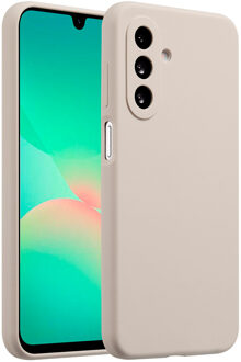 Accezz Liquid Silicone Backcover voor de Samsung Galaxy A26 - Stone Beige