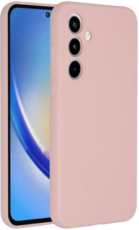 Accezz Liquid Silicone Backcover voor de Samsung Galaxy A35 - Roze