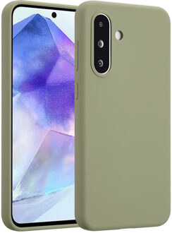 Accezz Liquid Silicone Backcover voor de Samsung Galaxy A36 / A56 - Cooper Green Groen