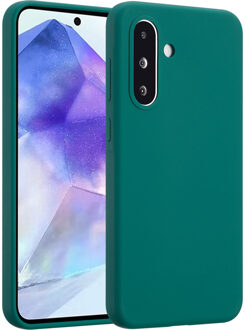Accezz Liquid Silicone Backcover voor de Samsung Galaxy A36 / A56 - Forest Green Groen