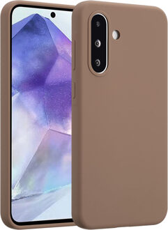 Accezz Liquid Silicone Backcover voor de Samsung Galaxy A36 / A56 - Lichtbruin