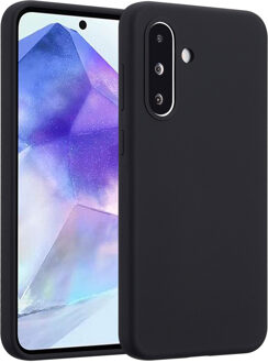 Accezz Liquid Silicone Backcover voor de Samsung Galaxy A36 / A56 - Zwart