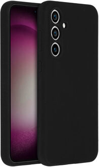 Accezz Liquid Silicone Backcover voor de Samsung Galaxy S23 FE - Zwart