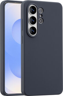 Accezz Liquid Silicone Backcover voor de Samsung Galaxy S26 Ultra - Donkerblauw