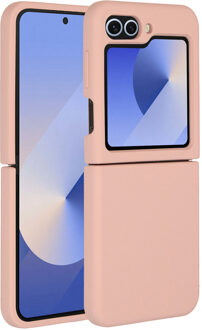 Accezz Liquid Silicone Backcover voor de Samsung Galaxy Z Flip 6 - Roze