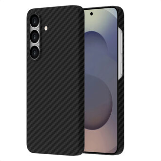 Accezz MagSafe Kevlar Backcover voor de Samsung Galaxy S25 Plus - Zwart