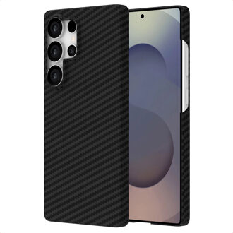Accezz MagSafe Kevlar Backcover voor de Samsung Galaxy S25 Ultra - Zwart