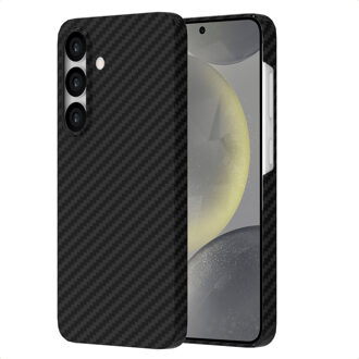 Accezz MagSafe Kevlar® Backcover voor de Samsung Galaxy S24 - Zwart