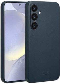 Accezz MagSafe Leather Backcover Samsung Galaxy S24 Plus Telefoonhoesje Blauw