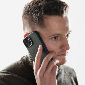 Accezz MagSafe Leather Backcover voor de Samsung Galaxy S26 - Cedar Green Donkergroen