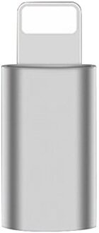 ! ACCEZZ Micro USB Naar Verlichting OTG Converter Voor iPhone X XS XR 7 6 S 8 Plus Mini Legering Data sync Opladen Voor iPad Lading Adapter Zilver