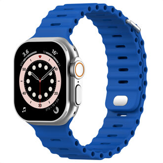 Accezz Ocean bandje voor de Apple Watch | 44/45/46/49 mm - Royal Blue Blauw - 49 mm