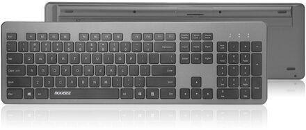 Accezz Premium Desktop QWERTY Bluetooth Toetsenbord - Wit