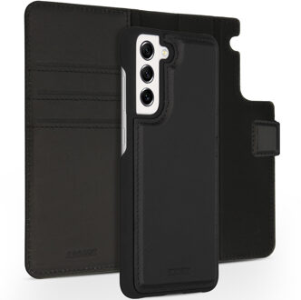 Accezz Premium Leather 2 in 1 Wallet Bookcase voor de Samsung Galaxy S21 FE - Zwart