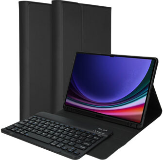 Accezz QWERTY Bluetooth Keyboard Bookcase voor de Samsung Galaxy Tab S9 11.0 inch Zwart