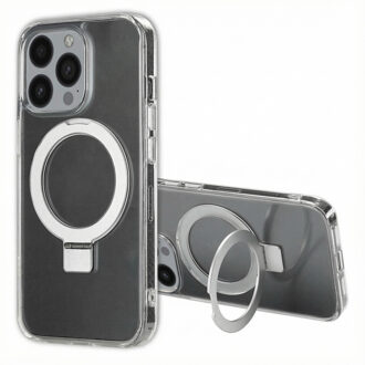 Accezz Ring Stand Backcover met MagSafe voor de Apple iPhone 13 Pro - Transparant