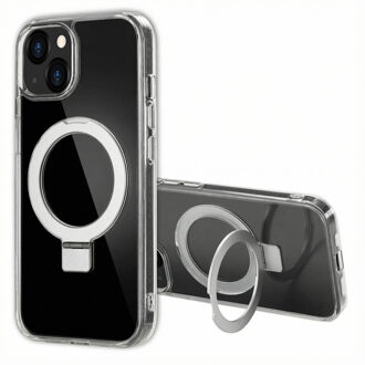 Accezz Ring Stand Backcover met MagSafe voor de Apple iPhone 13 - Transparant