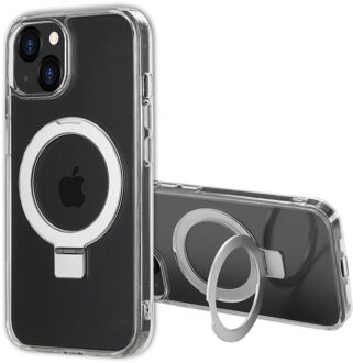 Accezz Ring Stand Backcover met MagSafe voor de Apple iPhone 13 - Transparant